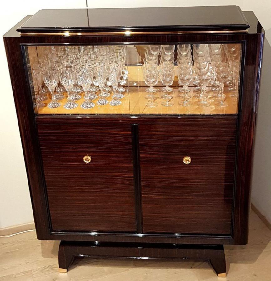 AndrÃ© Boyer Cabinet Bar Macassar Ebony Art Deco 1935-1940 , More Informations...