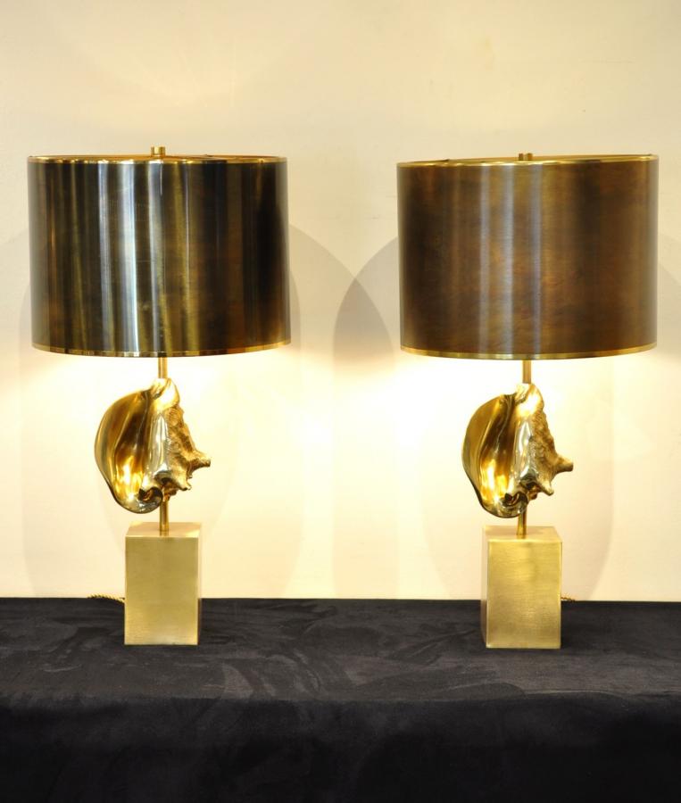 Maison Charles Pair Lamps Aperix Design 1970 , More Informations...